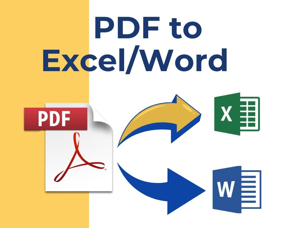 PDF/Image to Excel/Word Conversion